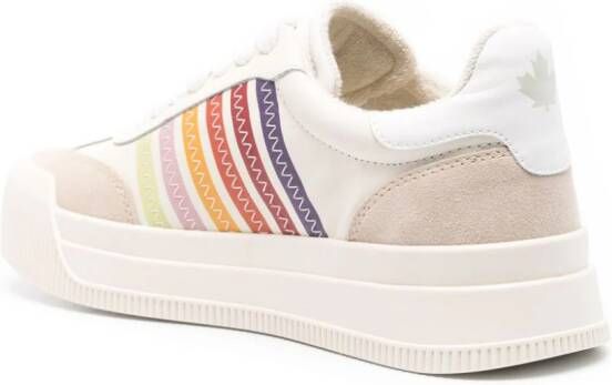 Dsquared2 New Jersey leather sneakers Neutrals