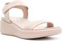 ECCO Flowt leather sandals Pink - Thumbnail 2