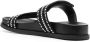 Emporio Armani two-tone touch-strap sandals Black - Thumbnail 3