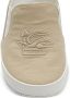 ETRO KIDS Pegaso-embroidered canvas pre-walkers Neutrals - Thumbnail 3