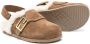 Fendi Kids FF motif leather sandals Brown - Thumbnail 2