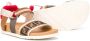 Fendi Kids FF strappy sandals Brown - Thumbnail 2