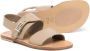 Fendi Kids side-buckle open-toe sandals Brown - Thumbnail 2