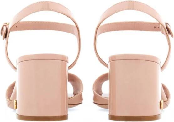 Ferragamo 60mm leather sandals Pink