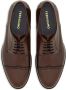 Ferragamo perforated-detailing leather derby shoes Brown - Thumbnail 4