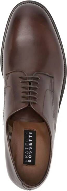 Fratelli Rossetti lace-up leather derby shoes Brown