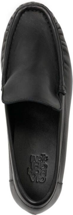 GIABORGHINI Bodil leather loafers Black