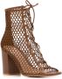 Gianvito Rossi caged high heel sandals Brown - Thumbnail 2