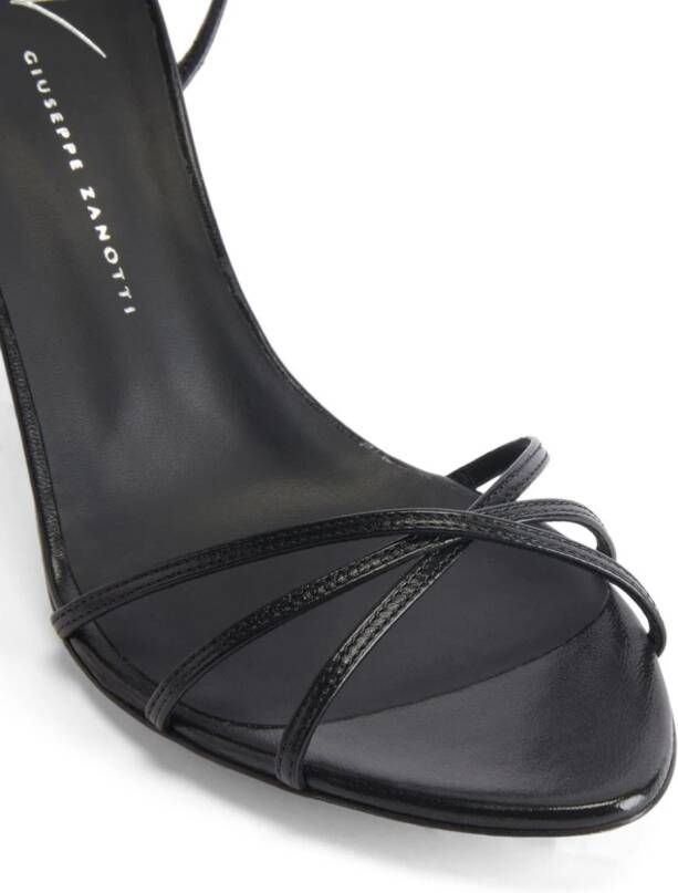 Giuseppe Zanotti Amiila patent-leather sandals Black