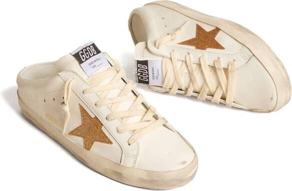 Golden Goose Super-Star sabot leather sneakers White