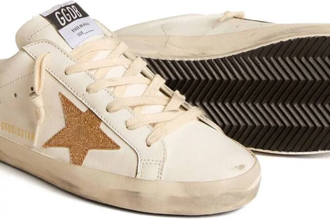 Golden Goose Super-Star sabot leather sneakers White