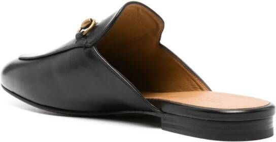Gucci Princetown Horsebit-detail leather mules Black