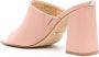 GUESS USA Keila 95mm leather mules Pink - Thumbnail 3