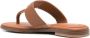 GUESS USA logo-engraved leather sandals Brown - Thumbnail 3