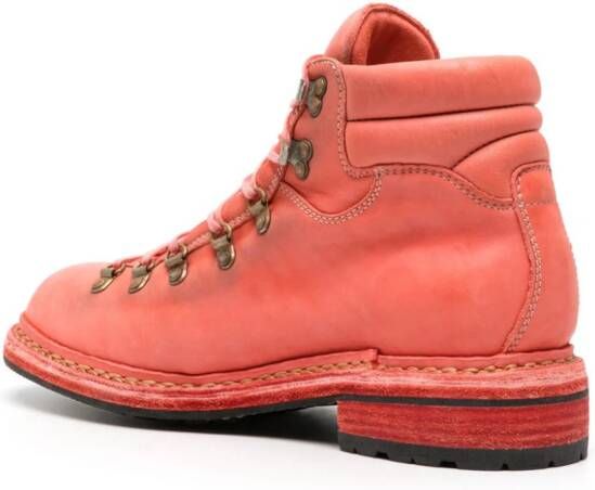 Guidi 19 leather boots Pink