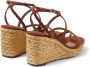 Jimmy Choo Ayla 85mm wedge sandals Brown - Thumbnail 5