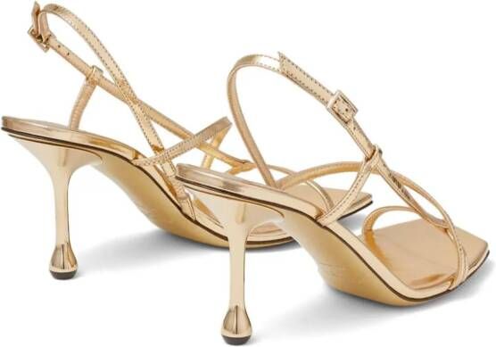 Jimmy Choo Etana 80mm sandals Gold