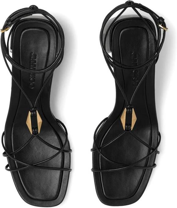Jimmy Choo Onyxia 70mm strappy sandals Black