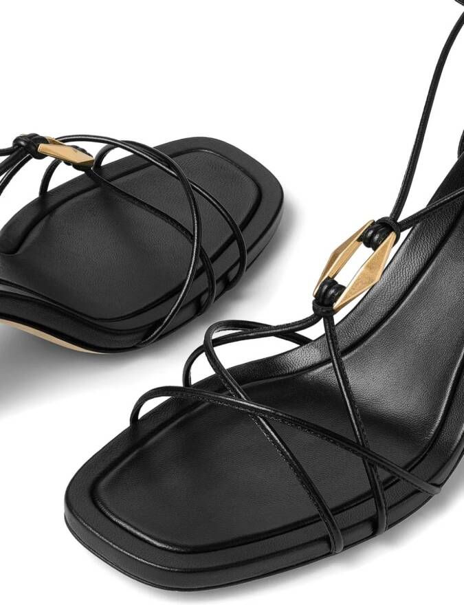 Jimmy Choo Onyxia 70mm strappy sandals Black