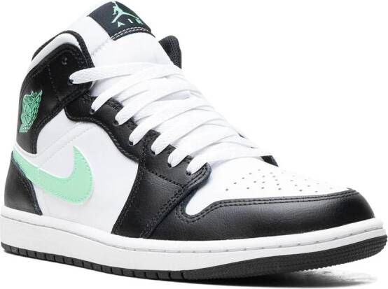 Jordan Air 1 Mid "Green Glow" sneakers Black