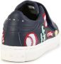 Kenzo Kids embroidered low-top sneakers Blue - Thumbnail 3