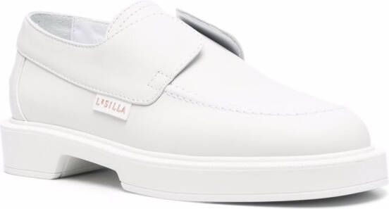 Le Silla tonal leather loafers White