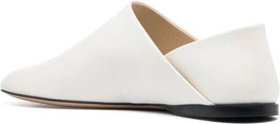 LOEWE Toy smooth-leather slipper White