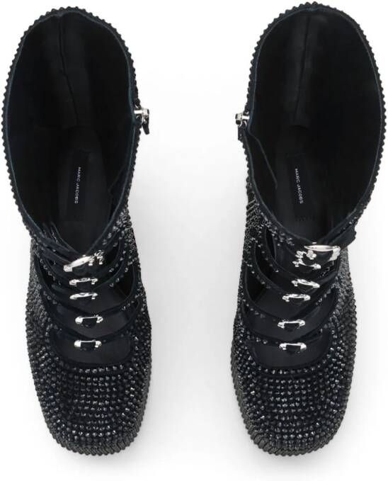 Marc Jacobs Kiki 160mm rhinestone-embellished boots Black