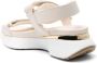 Michael Kors Hayes leather platform sneakers White - Thumbnail 3