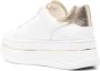 Michael Kors Hayes leather platform sneakers White - Thumbnail 10