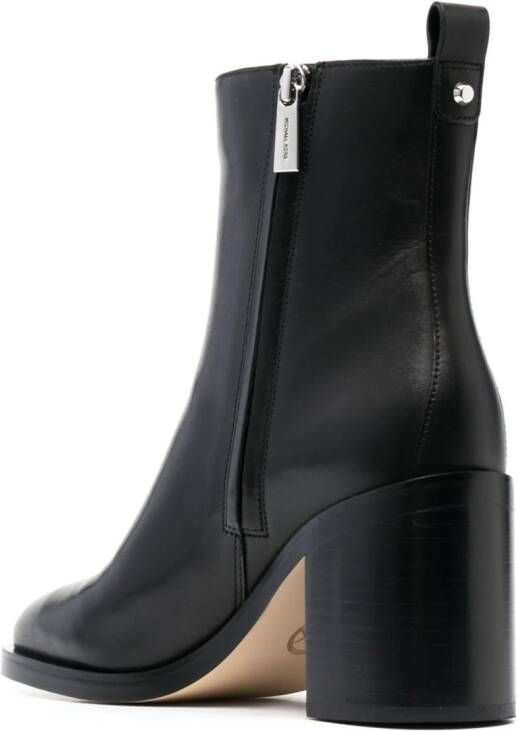 Michael Kors Regan ankle leather boots Black