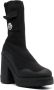 Moncler Splora 125mm knitted ankle boot Black - Thumbnail 2