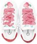 Monnalisa strawberry-print lace-up sneakers White - Thumbnail 3