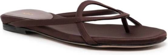 NEOUS Kaitos thong-strap sandals Brown