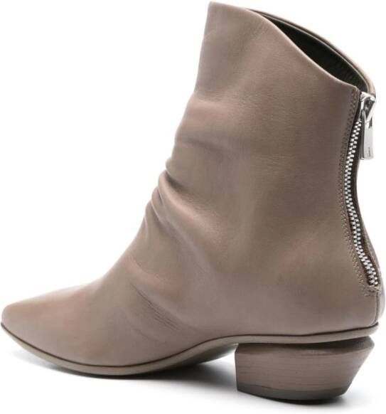 Officine Creative 50mm leather ankle boots Neutrals