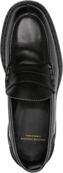 Officine Creative Provence leather loafers Black