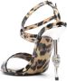 Philipp Plein leopard-print strappy sandals Brown - Thumbnail 3