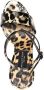 Philipp Plein leopard-print strappy sandals Brown - Thumbnail 4