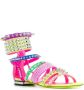 Philipp Plein studded colour-block sandals Pink - Thumbnail 2
