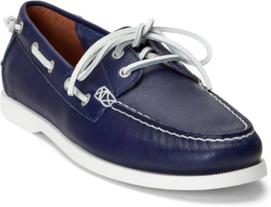 Polo Ralph Lauren Merton leather boat shoes Blue