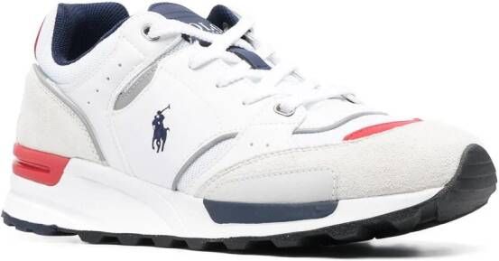 Polo Ralph Lauren panelled lace-up sneakers White