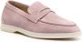 Scarosso Luciana penny-slot suede loafers Pink - Thumbnail 2