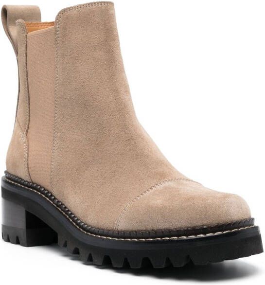 See by Chloé Mallory 55mm ankle boots Neutrals