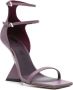 The Attico Grace 105mm leather sandals Purple - Thumbnail 2