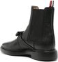 Thom Browne bow-detailing leather Chelsea boots Black - Thumbnail 3