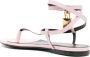 TOM FORD padlock-detail leather sandals Pink - Thumbnail 3