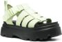 UGG Cora leather sandals Green - Thumbnail 2