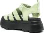 UGG Cora leather sandals Green - Thumbnail 3