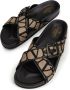 Valentino Garavani Toile Iconographe crossover sandals Black - Thumbnail 5