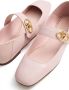 Valentino Garavani VLogo Locker Mary-Jane ballerina shoes Pink - Thumbnail 5